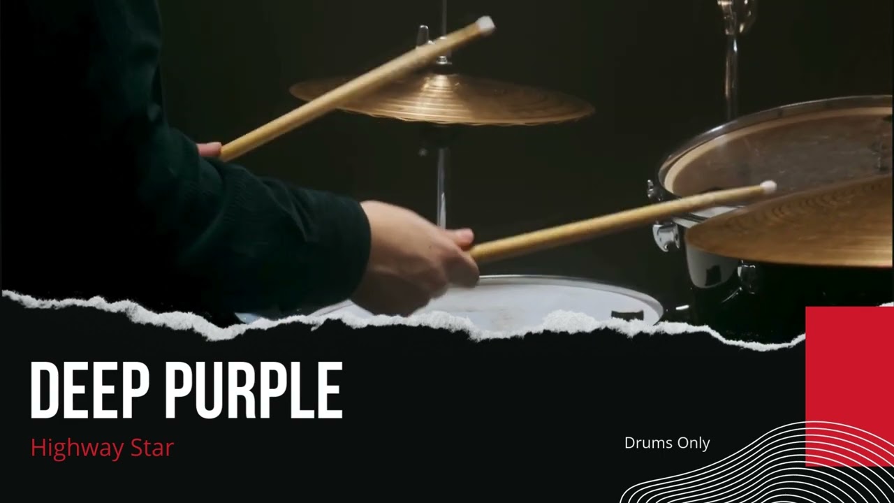 Deep Purple - Highway Star  (Drums Only - Isolated Track)