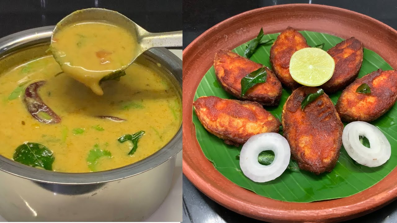 தேங்காய்ப்பால் ரசம்/மீன் வறுவல் 😋👌 நாவில் நிற்கும் சுவை/coconut milk rasam/Thengaipal Rasam/Fish fry
