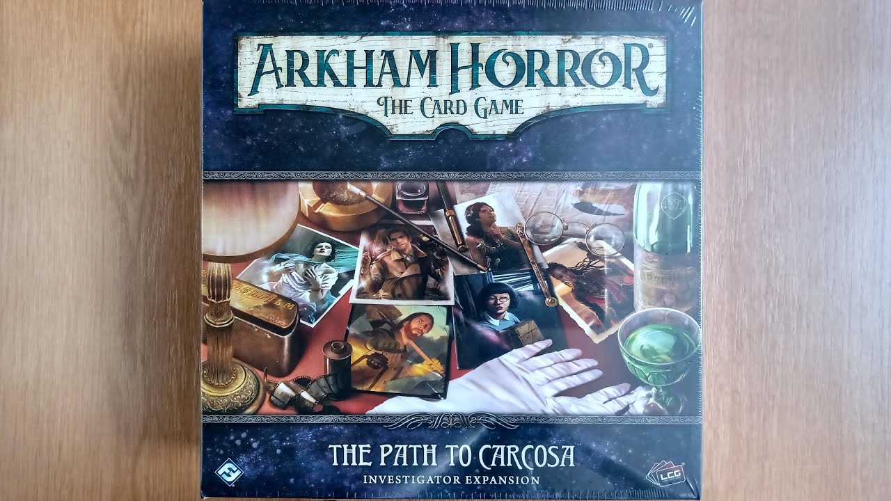 Path to Carcosa Investigator Expansion Unboxed in 60ish seconds Arkham Horror the card game