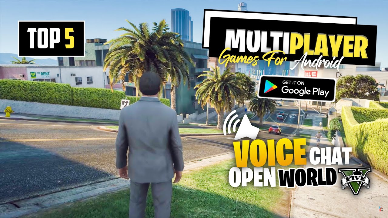 Top 5 Multiplayer Open World Games For Android | With Voice Chat