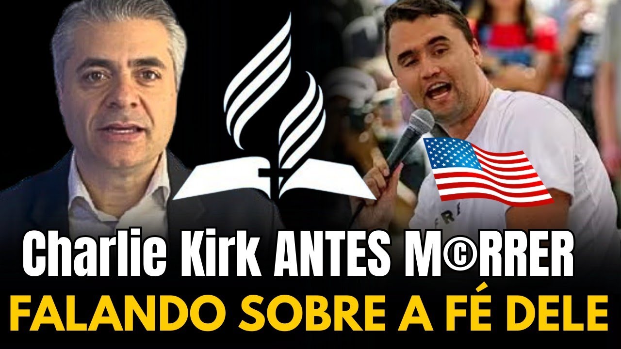 Charlie Kirk ANTES DE MORRER ERA UMA PESSOA DE MUITA FÉ #igreja #adventistas #noticias  