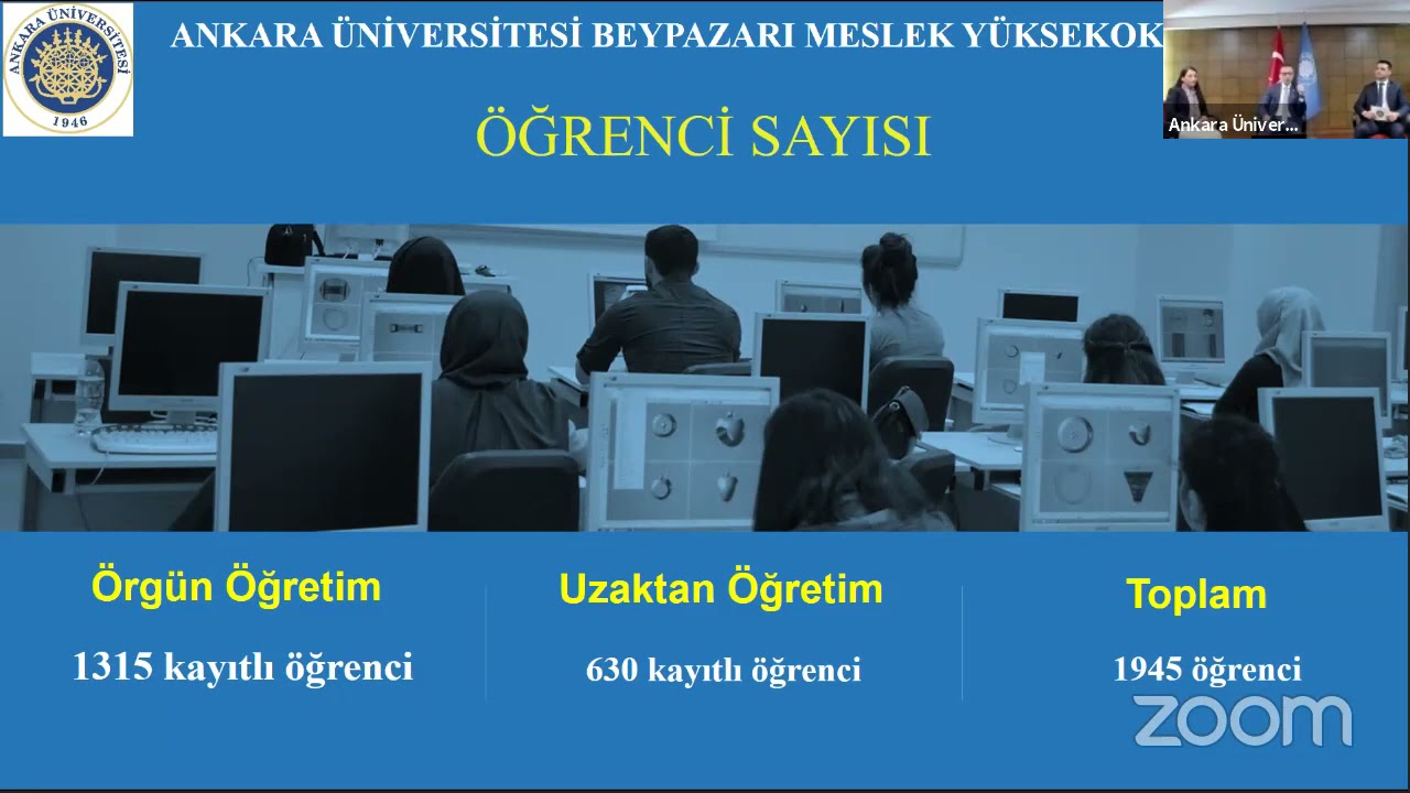 Ankara Üniversitesi Online Tanıtım Günleri - Beypazarı MYO  (2020)