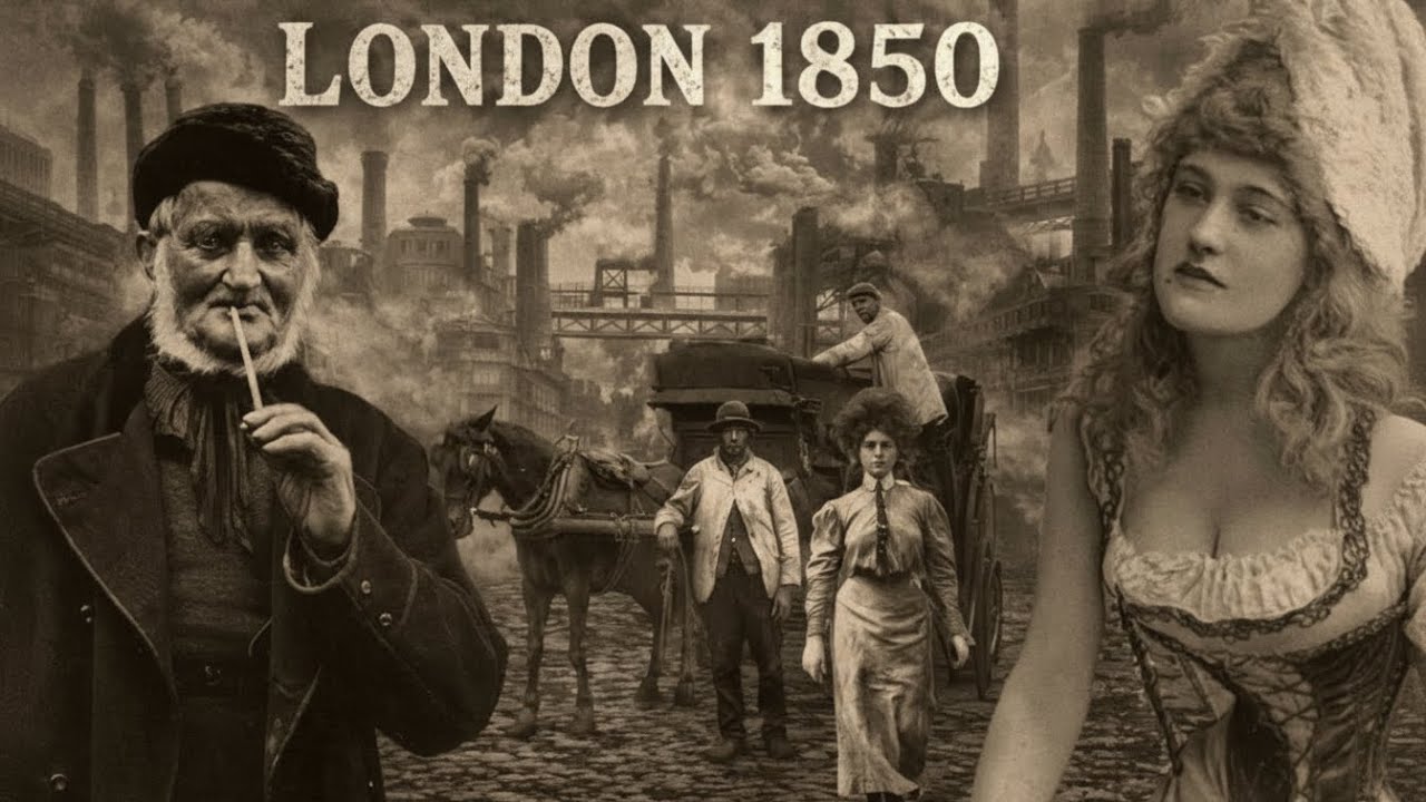 London 1850: Industrial Revolution ( AI Reconstruction )