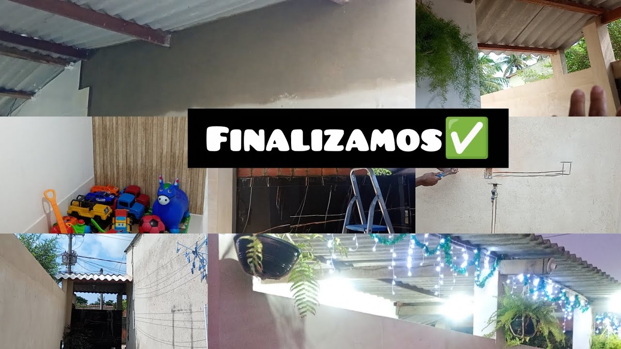 O quartinho ficou pronto/finalizamos o telhado e embolso da varanda/ decoração de natal 