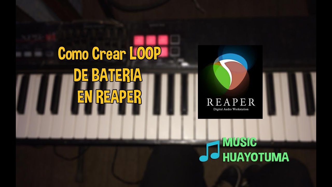 Como crear LOOP DE BATERIA CUMBIA EN REAPER