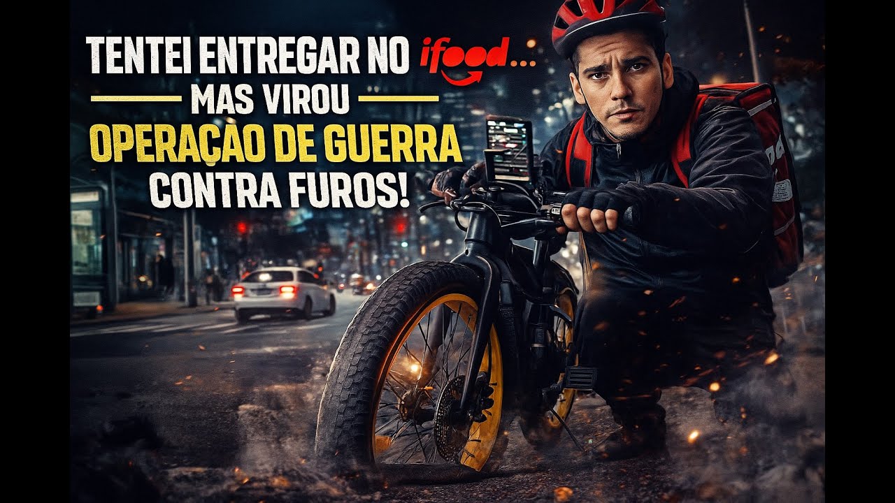 Missão Impossível - Entregar sem furos | Delivery de Bike elétrica em SP HONEYWHALE BW02