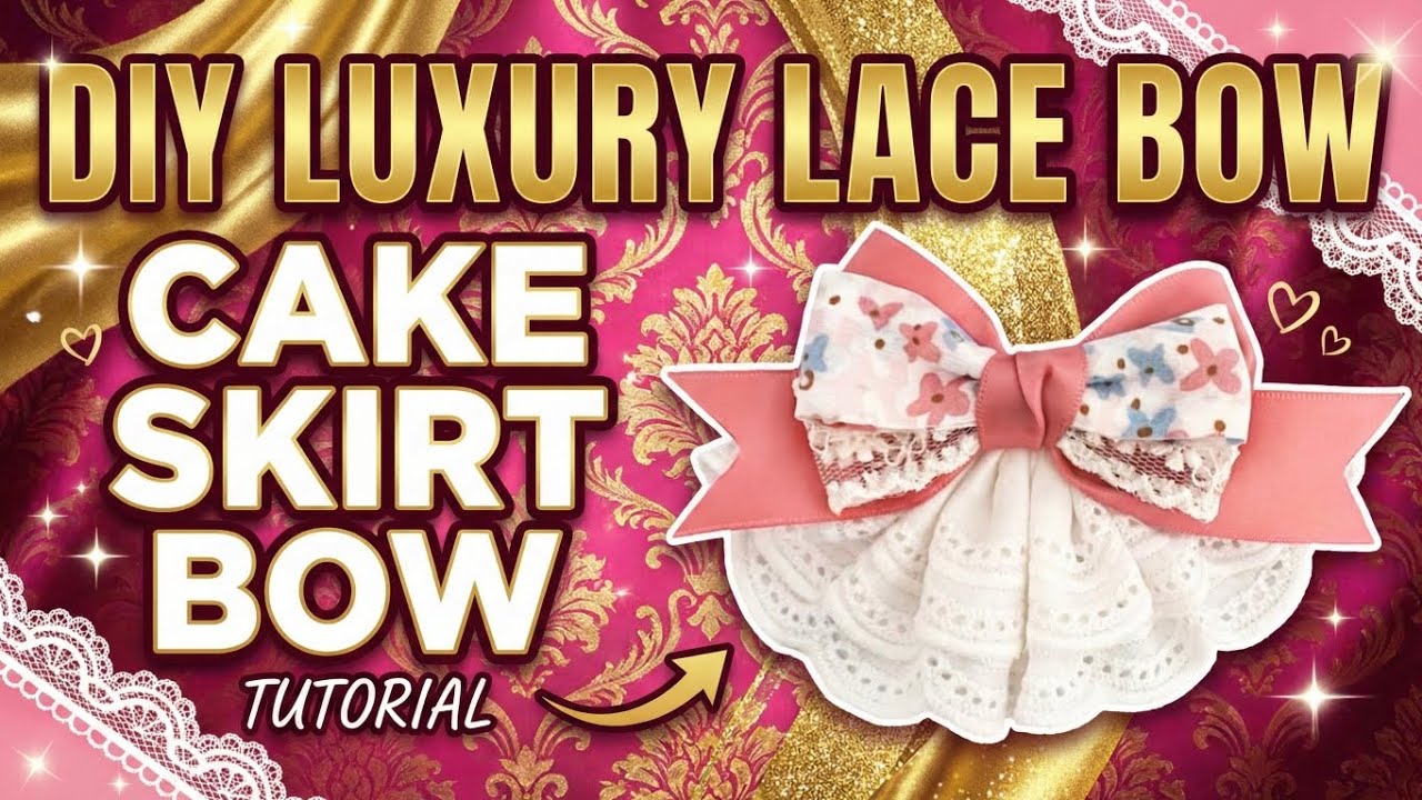 DIY Luxury Layered Lace Bow! 💎💖