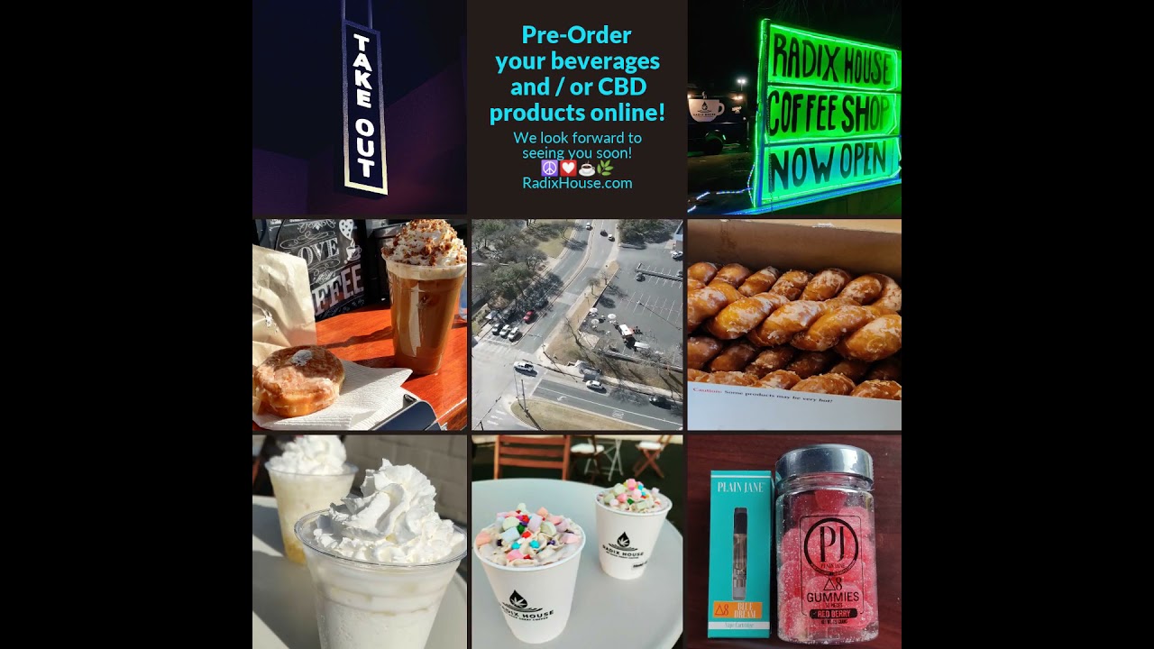 Pre-Order your beverages and / or CBD products online!