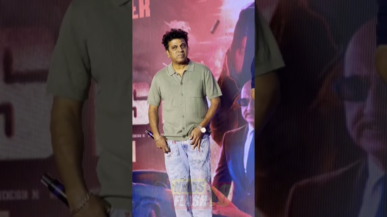 Shiva Rajkumar SHIVANNA Simplicity Overloaded During Ghost Movie Promotion