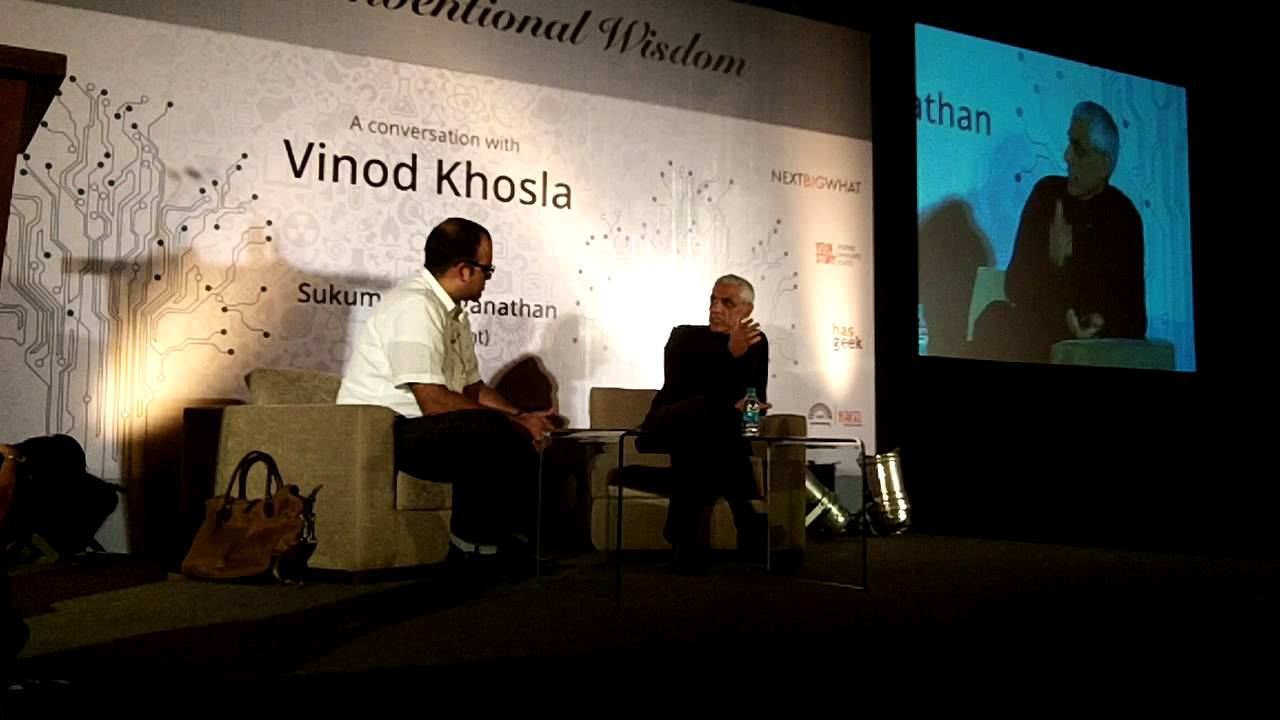 05 of 14   Sukumar Ranganathan, Editor, Mint, in conversation with Vinod Khosla