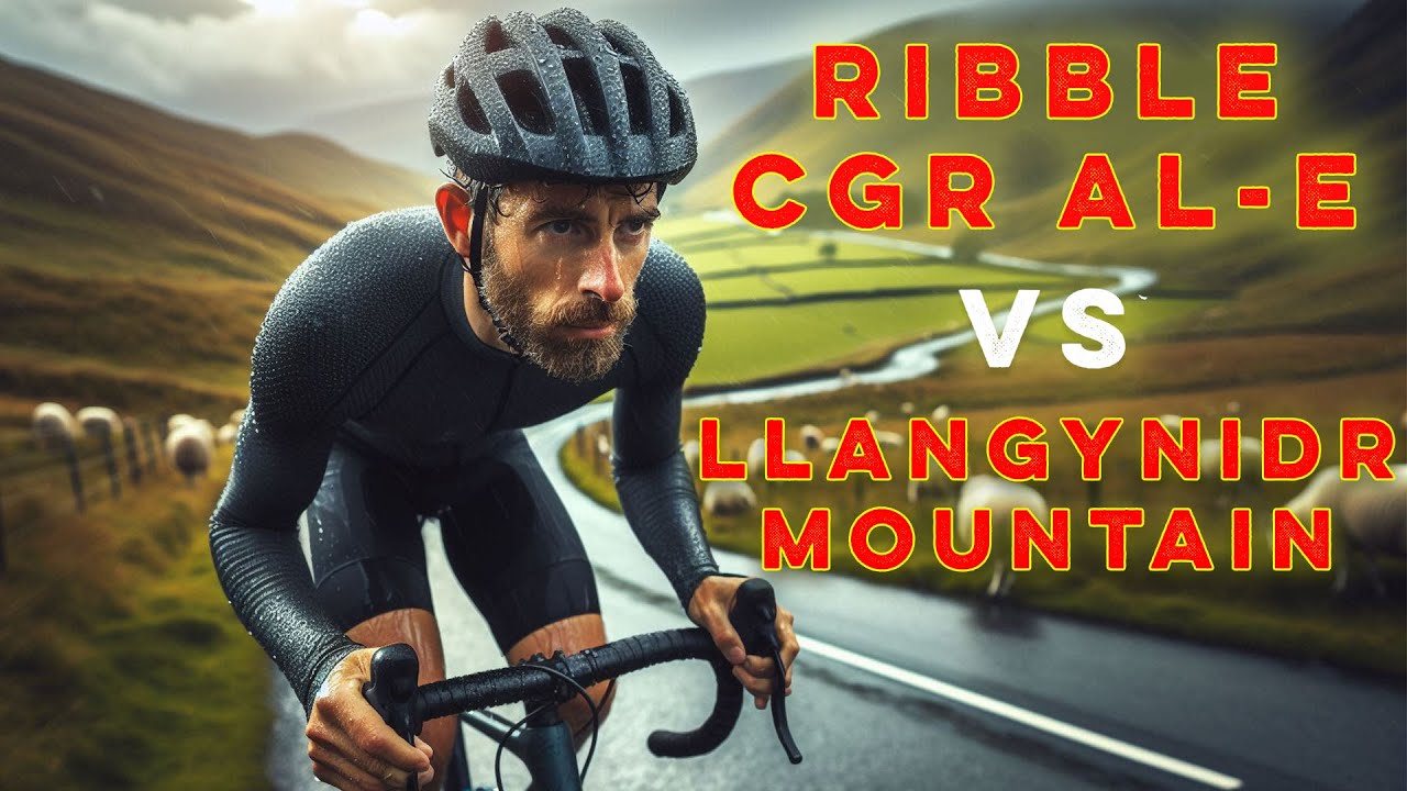 Riding the Ribble CGR AL-E  Ebike up Llangynidr Mountain Road