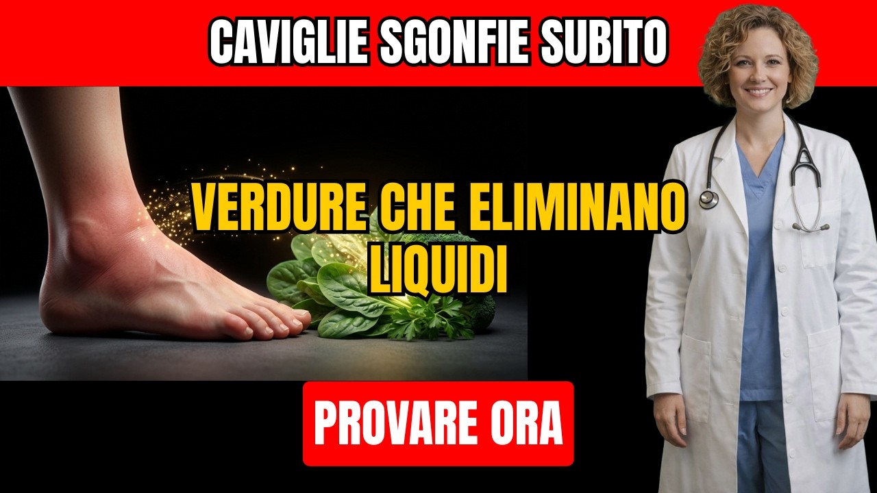 8 Verdure Ricche di Potassio che Fermano il Gonfiore da Amlodipina VELOCEMENTE | Salute 60+