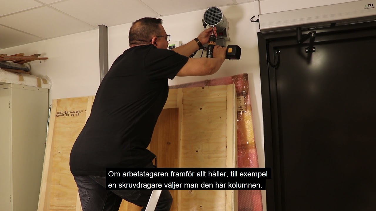 Bedöm risker vid manuell hantering - lyfta och bära (KIM 1)