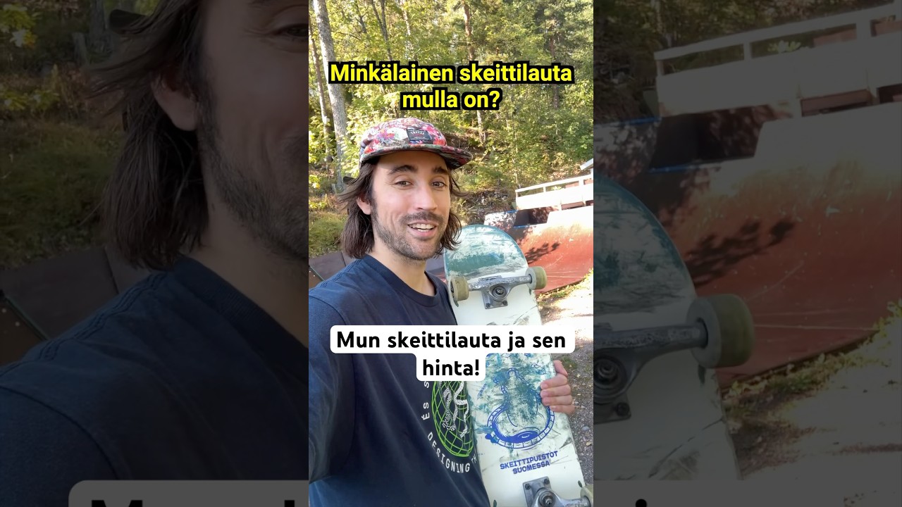 Mun skeittilauta setup ja sen hinta 😁🛹 #skeittaus