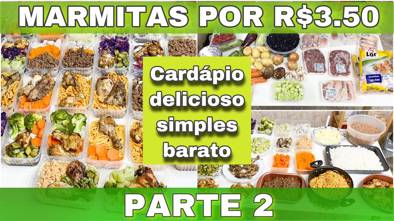 🔥50 MARMITAS CONGELADAS POR R$3.50 CADA - MUITAS RECEITAS EM UM SÓ VÍDEO.