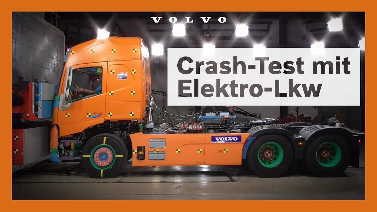 Crash-Test mit Elektro-Lkw | Was passiert, wenn ein Elektro-Lkw einen Unfall hat?