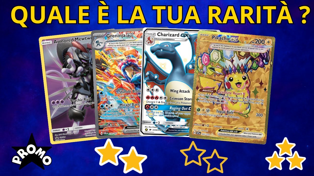 La Guida COMPLETA alle Rarit&agrave; delle Carte Pokemon che DEVI Conoscere!