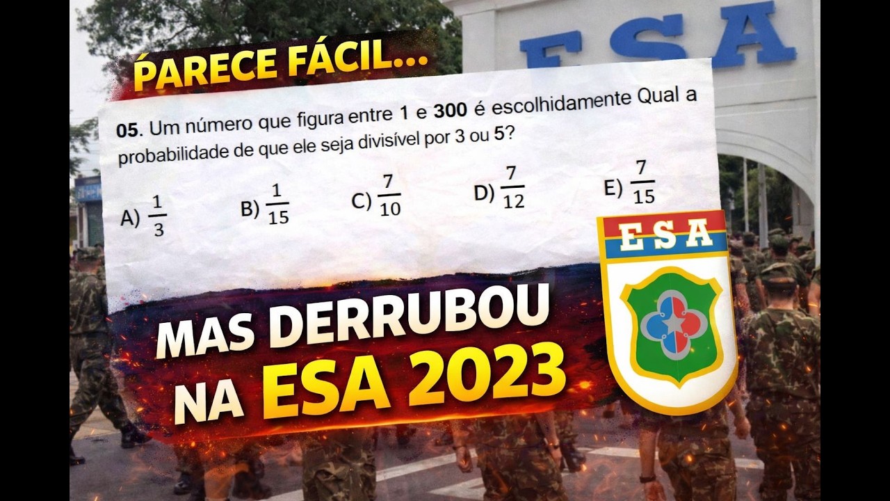 ANÁLISE COMBINATÓRIA: O PESADELO DO CONCURSEIRO QUE DERRUBA ATÉ NA ESA!!