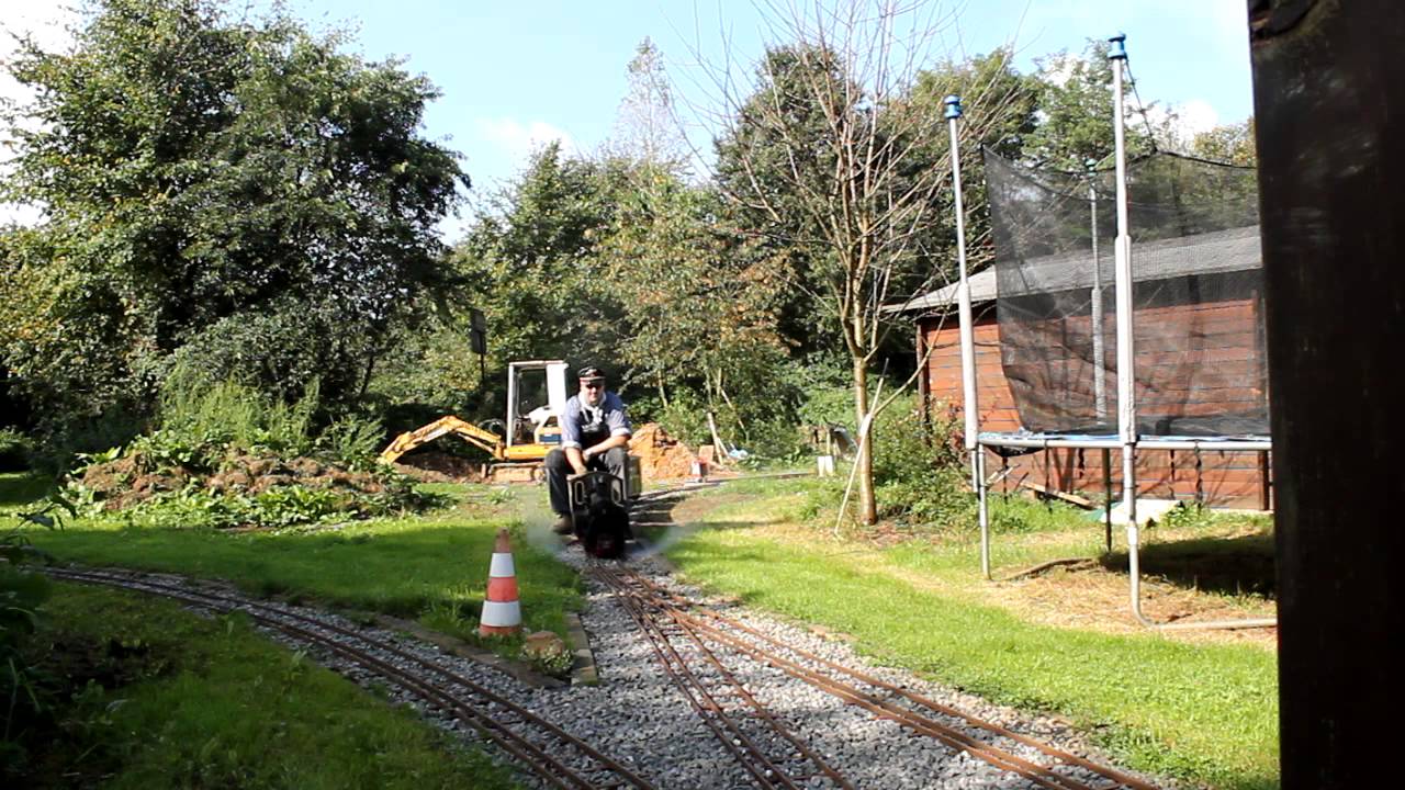 Düsseldorf 5 Zoll Gartenbahn [Eröffnung der Bergstrecke] Teil 1/2