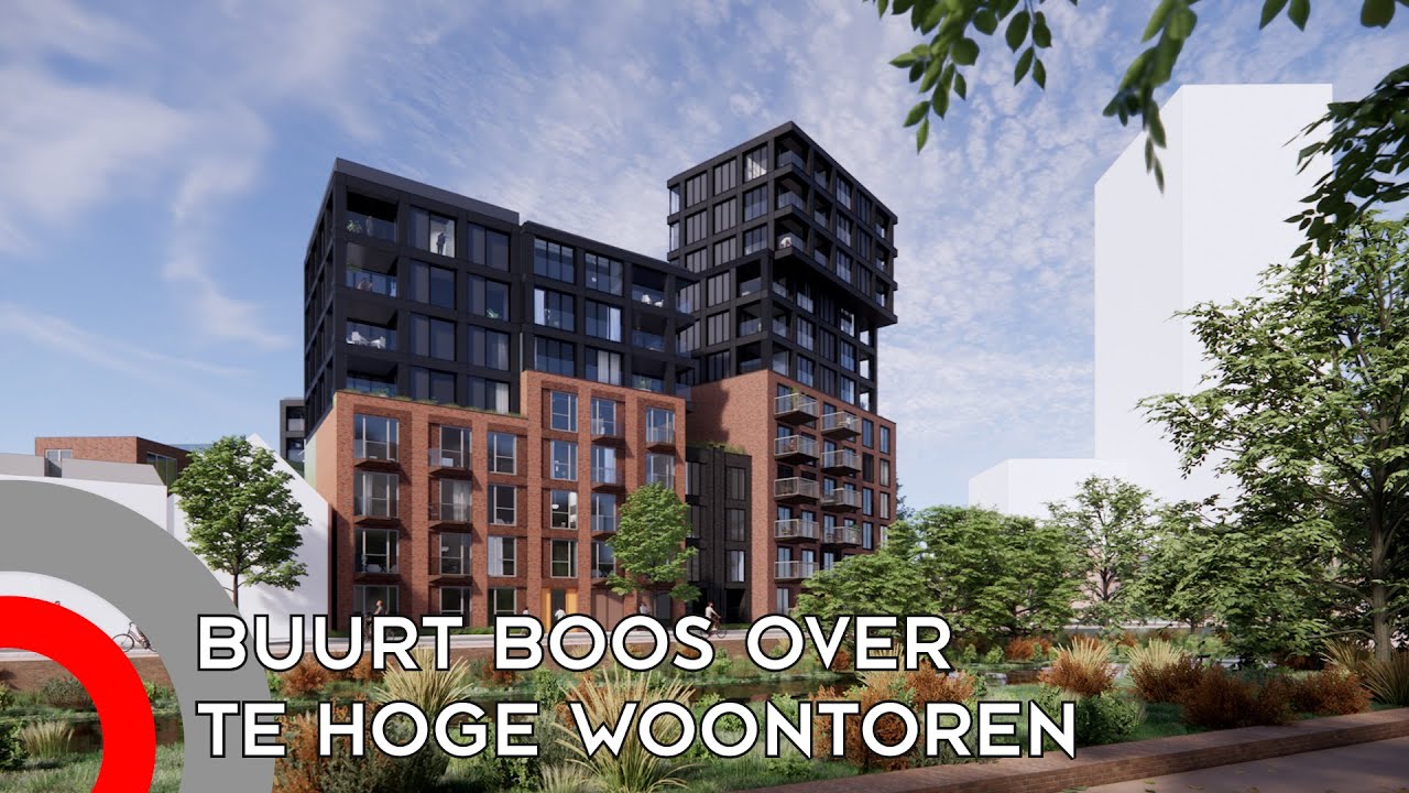Buurt is boos over te hoge woontoren
