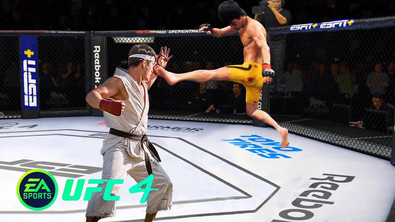 UFC4 Bruce Lee vs Karate Boy EA Sports UFC  PS5