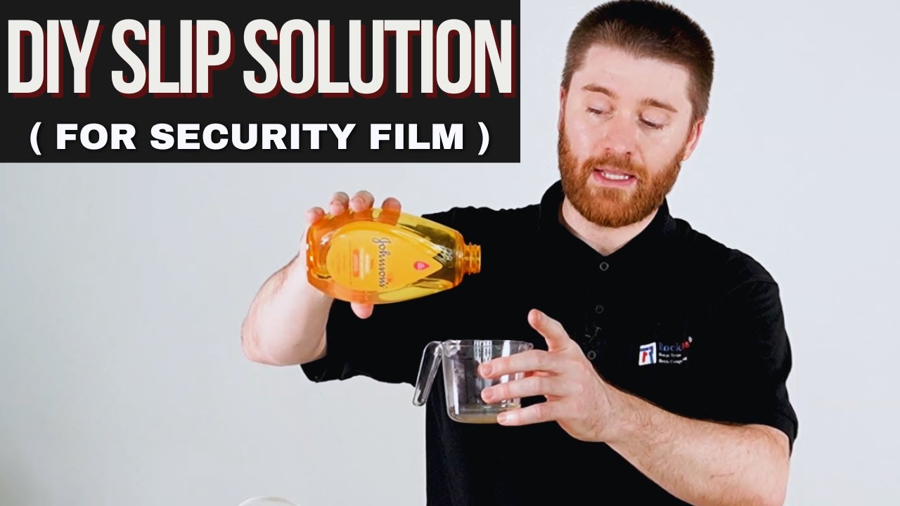 How To Mix Security Film Slip Solution Like a PRO!