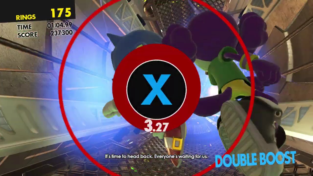 Sonic Forces - Eggman Empire Fortress: Final Judgement S-Rank with Sonic and Dog