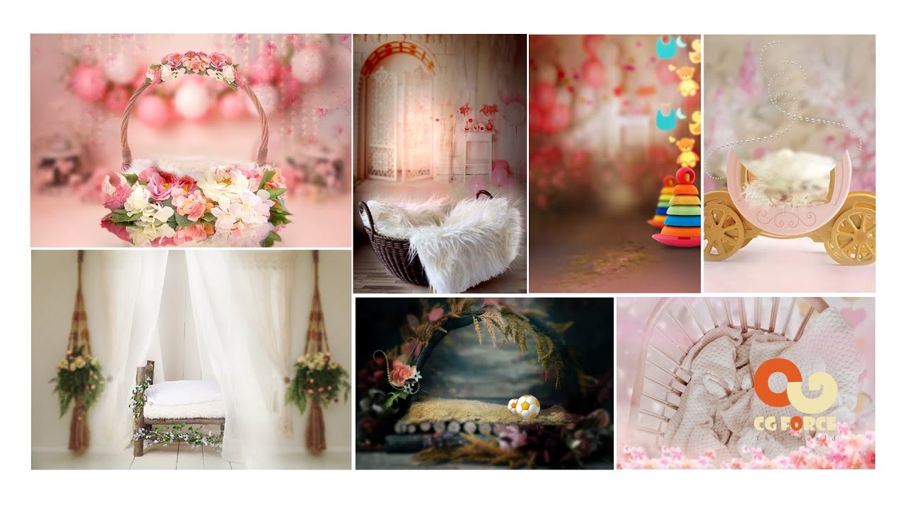 Studio Baby Photo Background Psd Free Download