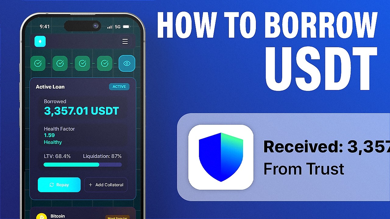 How to Borrow USDT Using ETH (Crypto Loan Explained Step-by-Step)