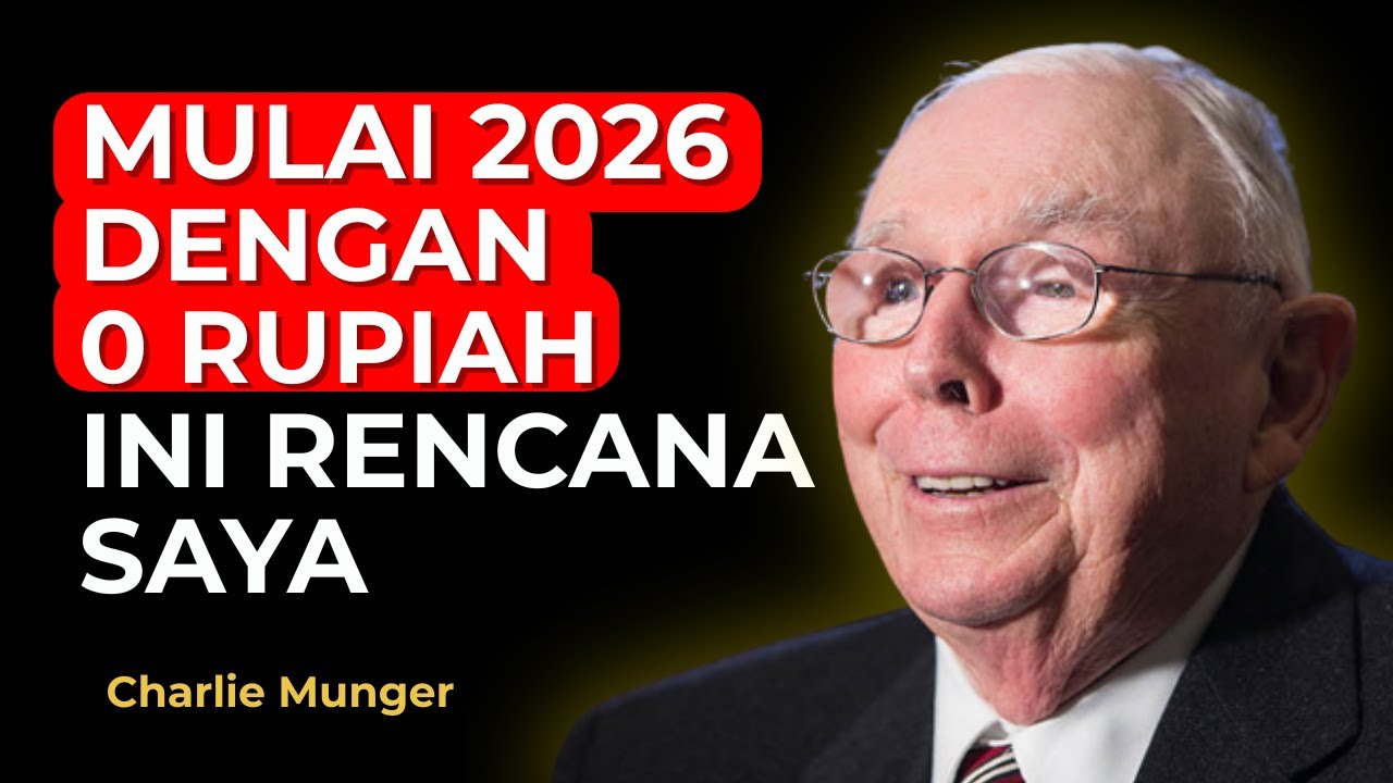 Charlie Munger: Jika Saya Mulai 2026 Dengan 0 Rupiah — Ini Rencana Tepat Saya