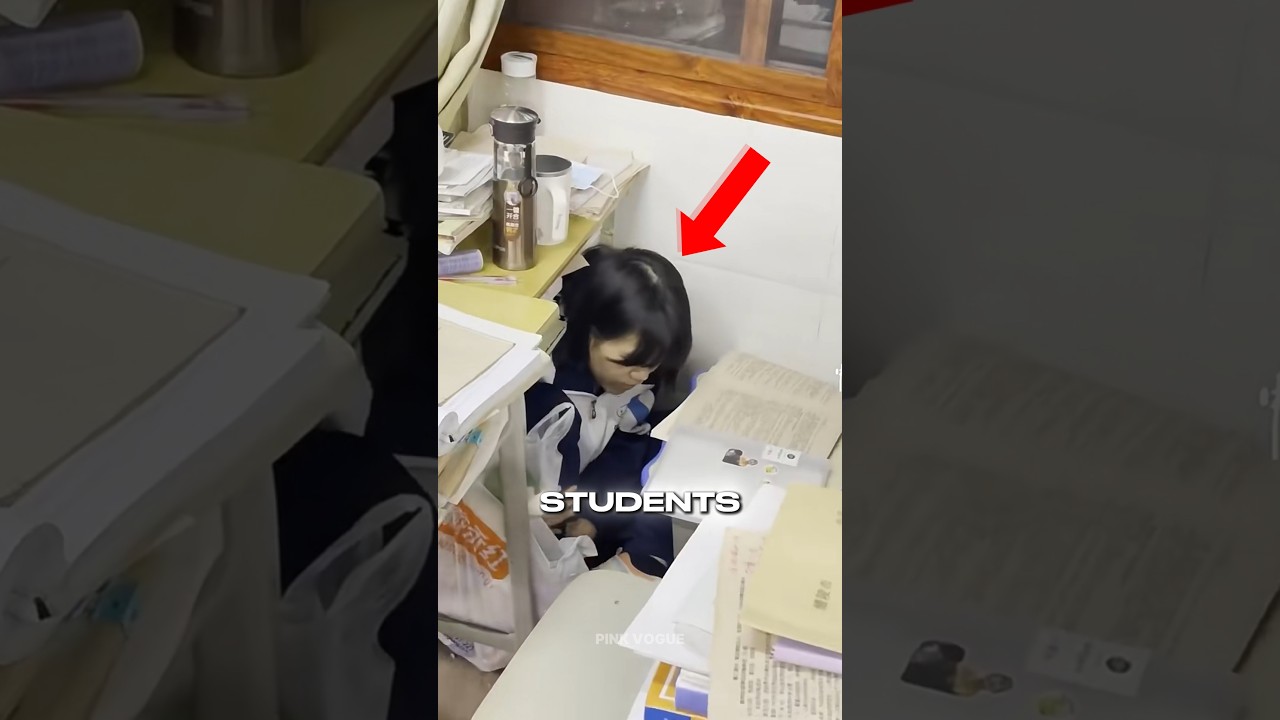 Тёмная реальность китайских студентов😨#шорты #китайский #студенты
