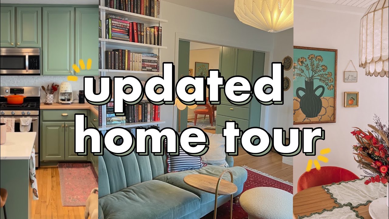 Updated Furnished House Tour! (lots of before & afters!)
