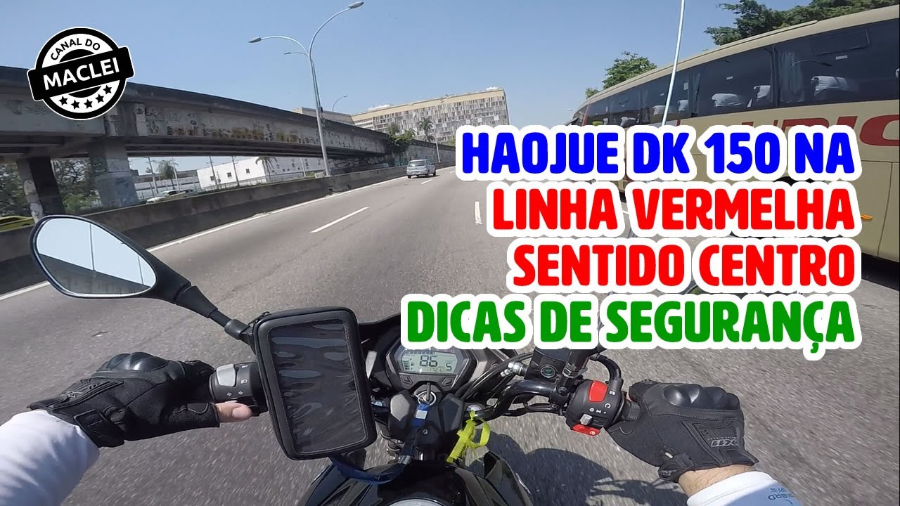 DK 150 NA LINHA VERMELHA SENTIDO CENTRO, DICAS DE SEGURANÇA!