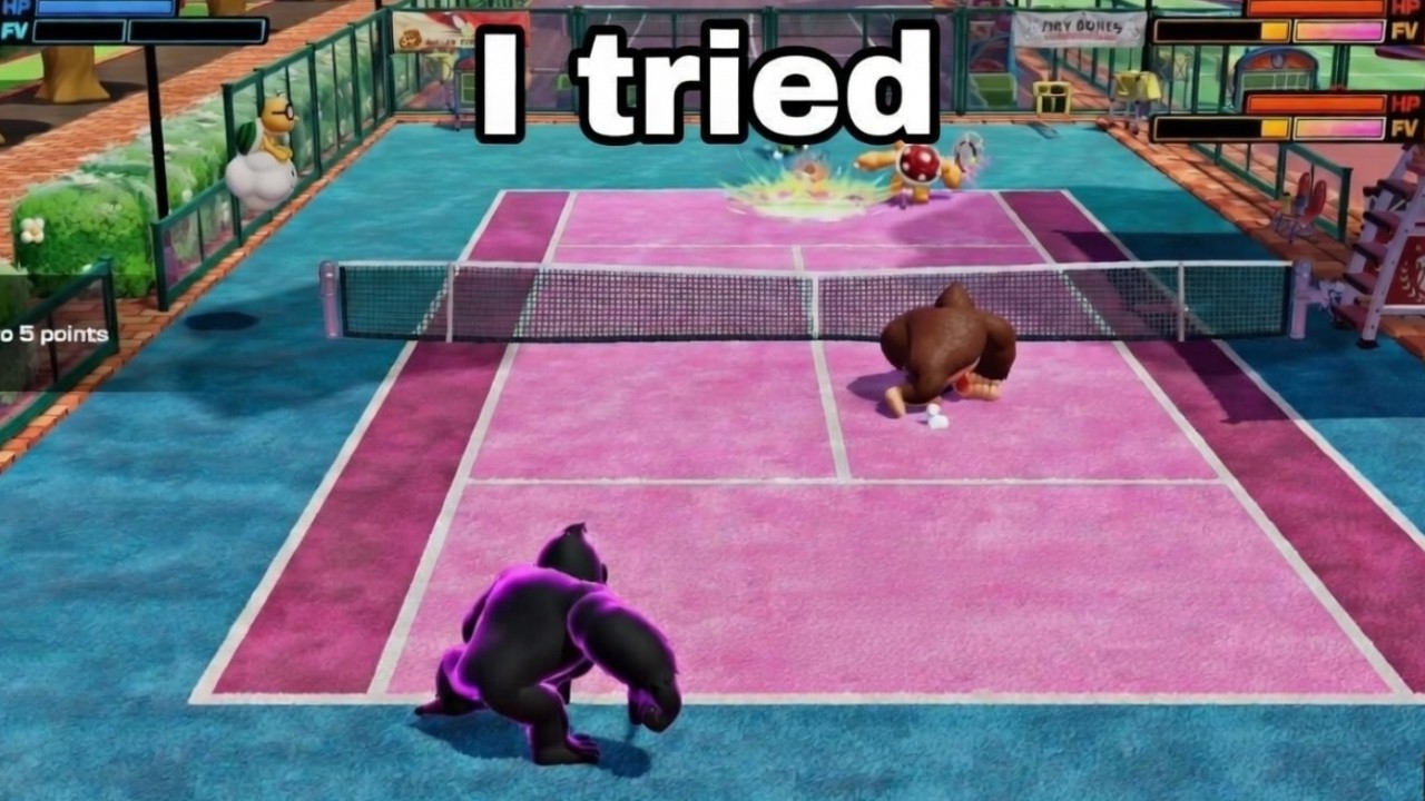 Я попробовал Mario Tennis Fever