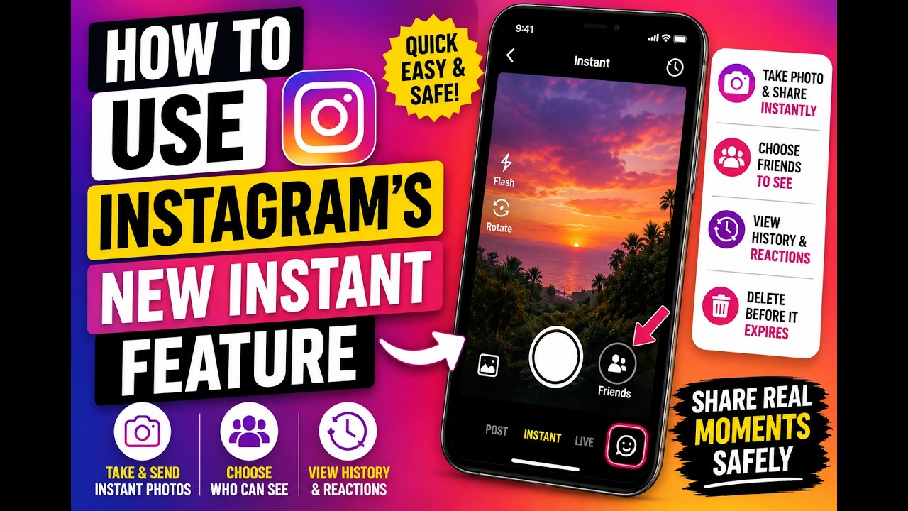 How To Use Instagram Instants Feature (Beginner's Tutorial) 2026