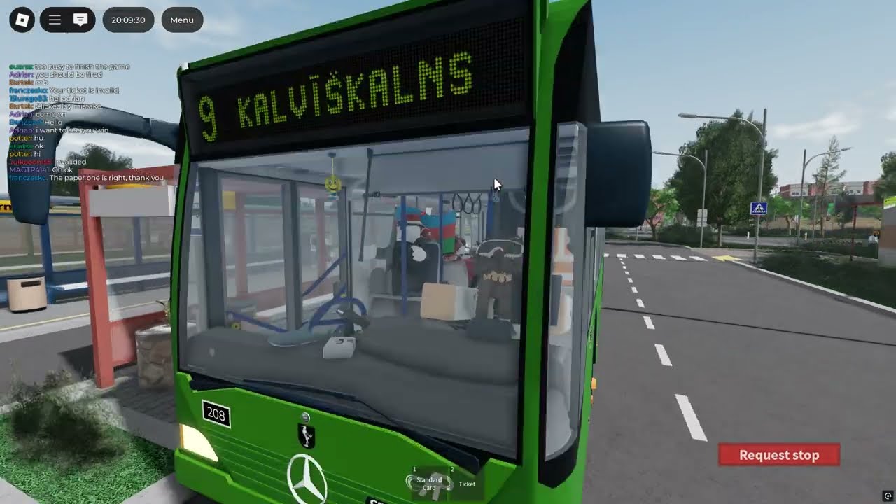 Roblox: Lugane - Mercedes Citaro O530 #208 - Linia 9