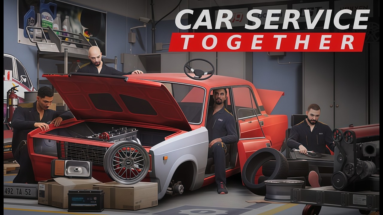 Soppana Sundari Car Service 😂😁 | Car Service Together | Part 1 | Panda Gaming Hub