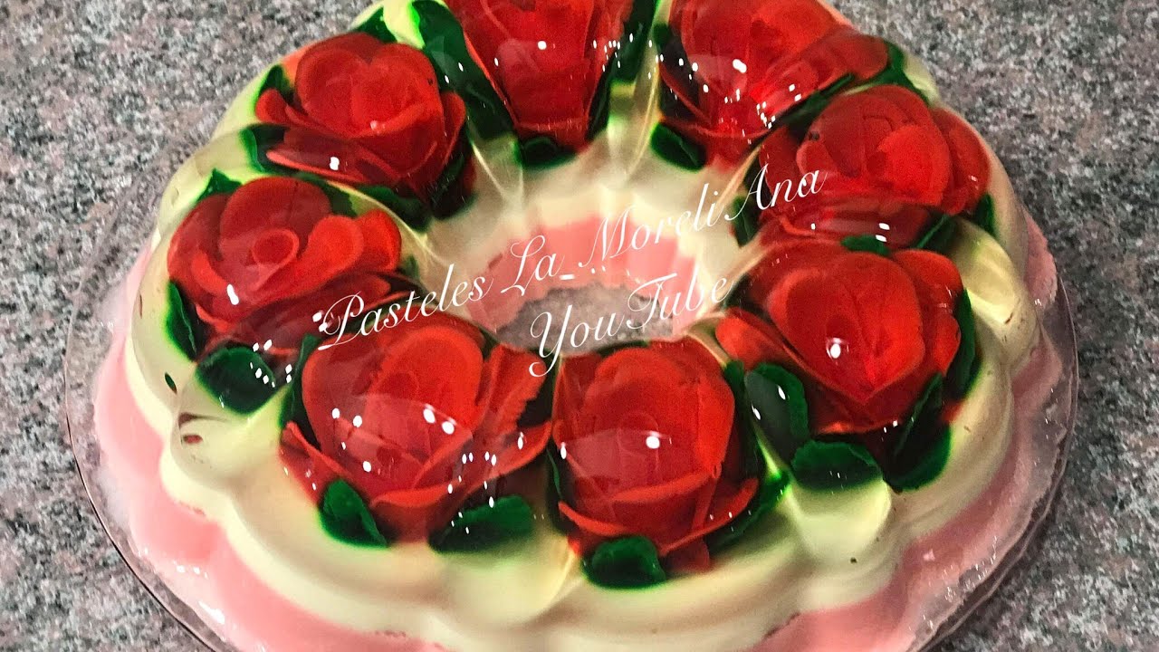 Gelatina dia de las Madres 3D Rosas 🌹 encapsuladas Para NEGOCIO