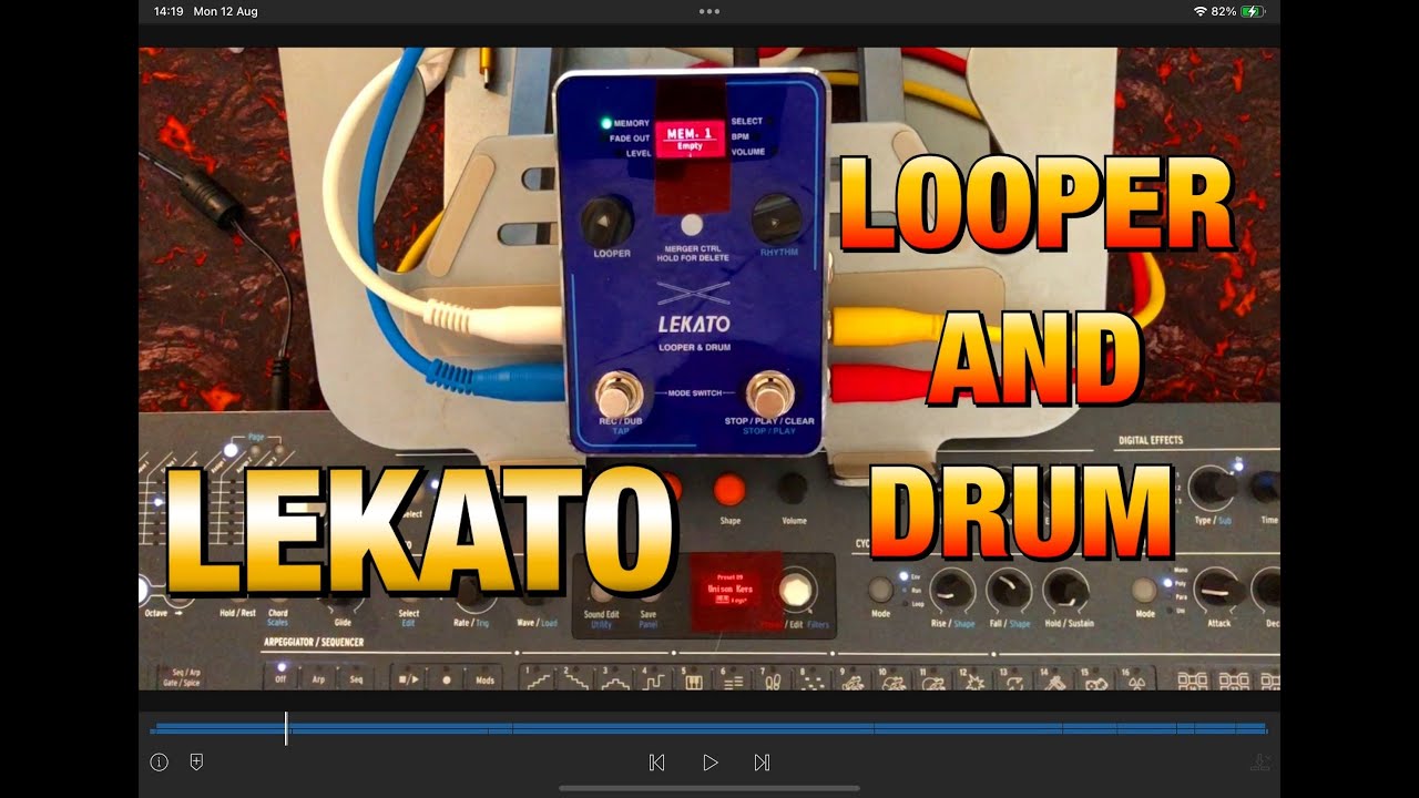 LEKATO Looper & Drum - Stereo Looper - Best Budget Looper for Keyboard Players - Full Tutorial