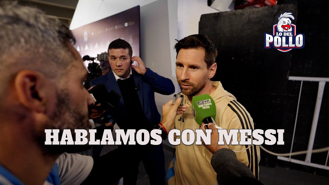 HABLAMOS CON MESSI en su ÚLTIMO PARTIDO por ELEMINATORIAS | Lo del Pollo modo SELECCIÓN ARGENTINA