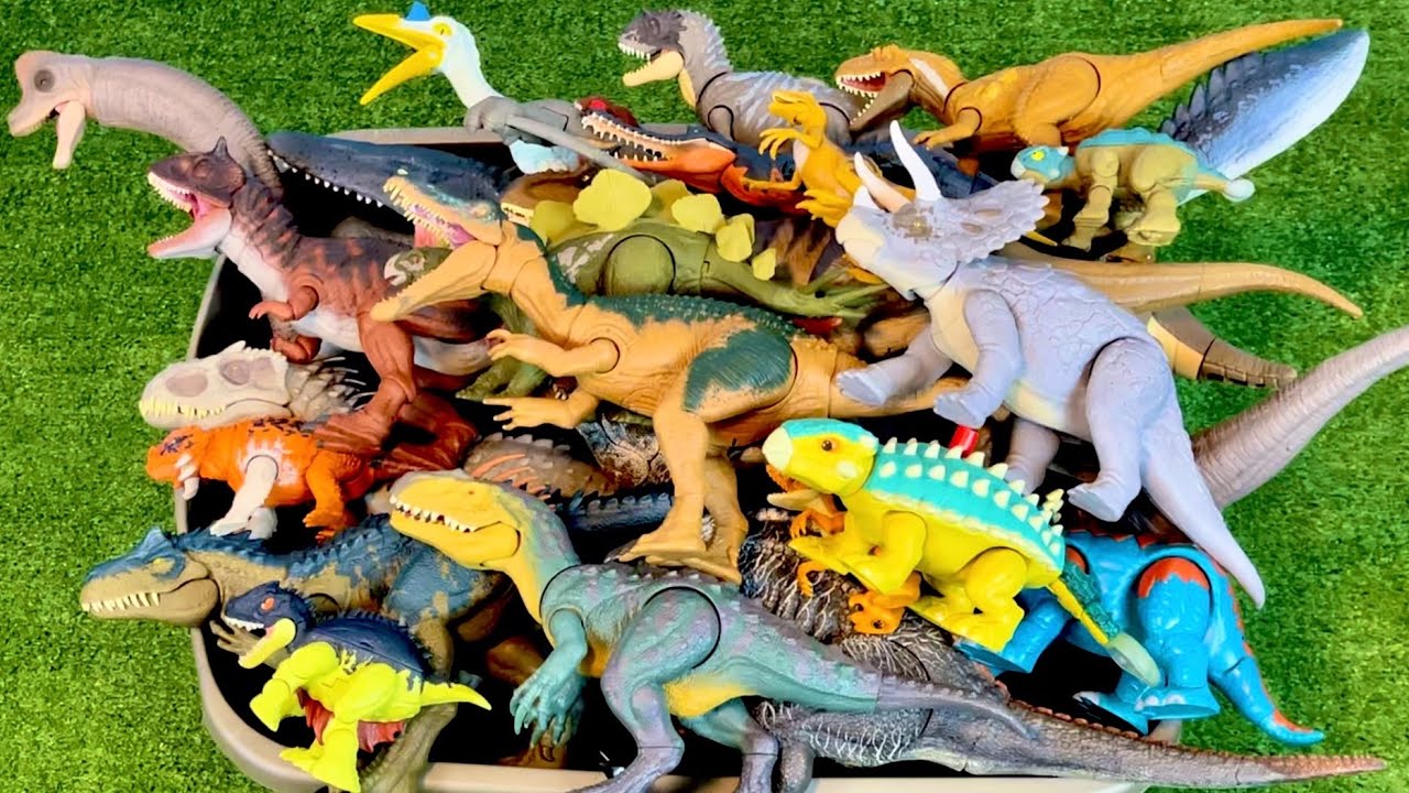 MEGA CAJA DE DINOSAURIOS!! DINOSAURIOS NUEVOS!! BARYONYX!! BUMPY!! TRICERATOPS!! CARNOTAURO!! & MÁS!