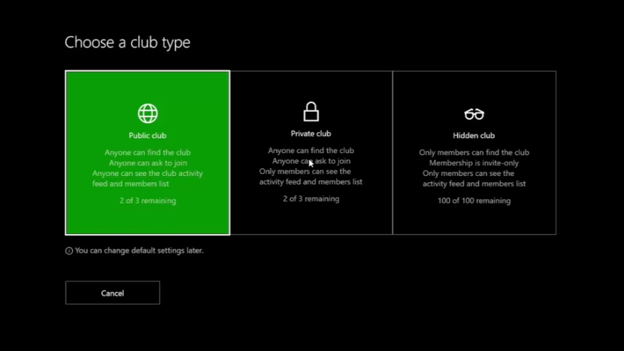 How to Create Gamers Club on Xbox One