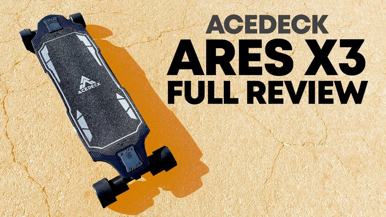 ACEDECK ARES X3 FULL REVIEW - 4WD Direct Drive Electric Skateboard