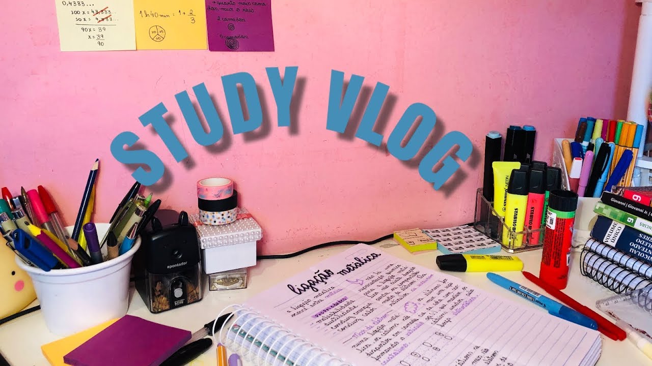 STUDY VLOG (muitos estudos no fim de semana)