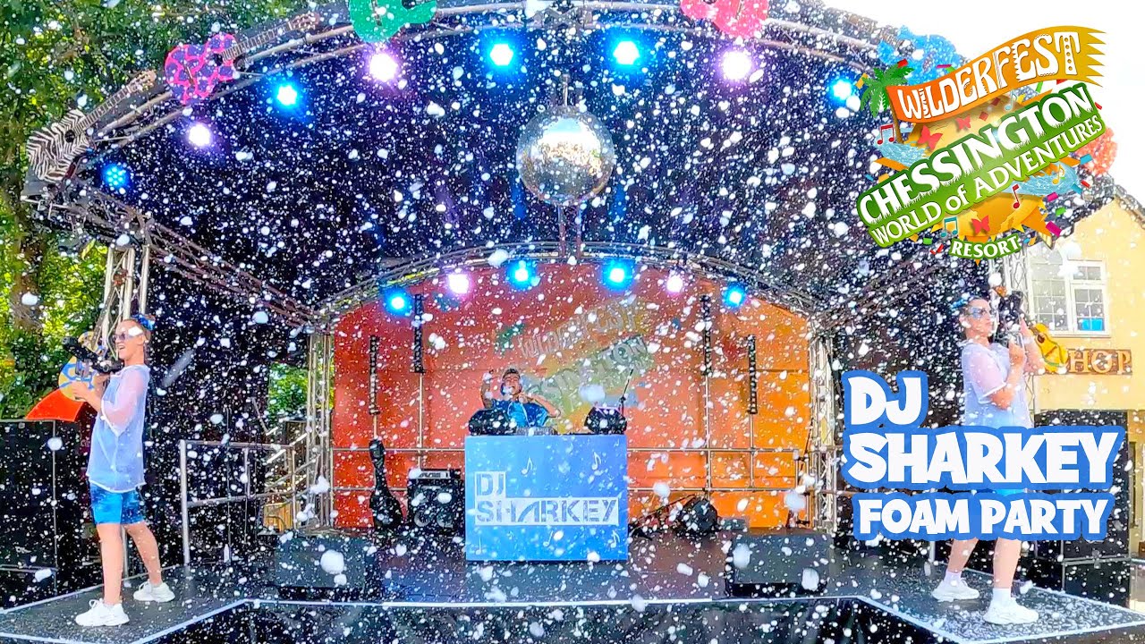 Wilderfest DJ Sharkey FOAM PARTY at Chessington (July 2022) [4K]