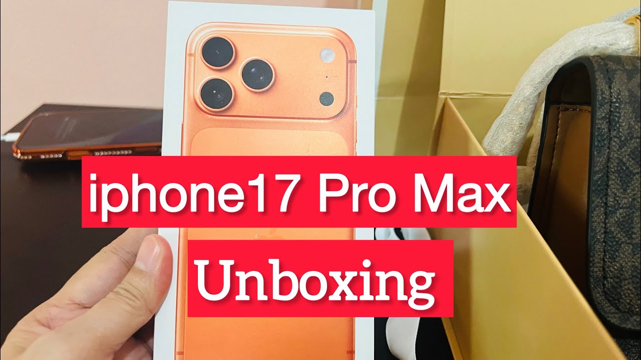 iIphone17 Pro Max / Unboxing / Chen Arianne Official 