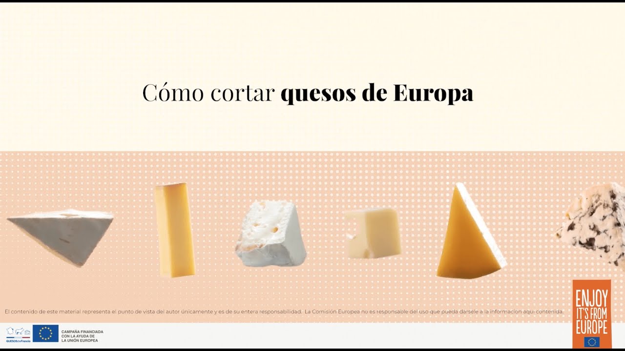 Cómo cortar quesos de Europa