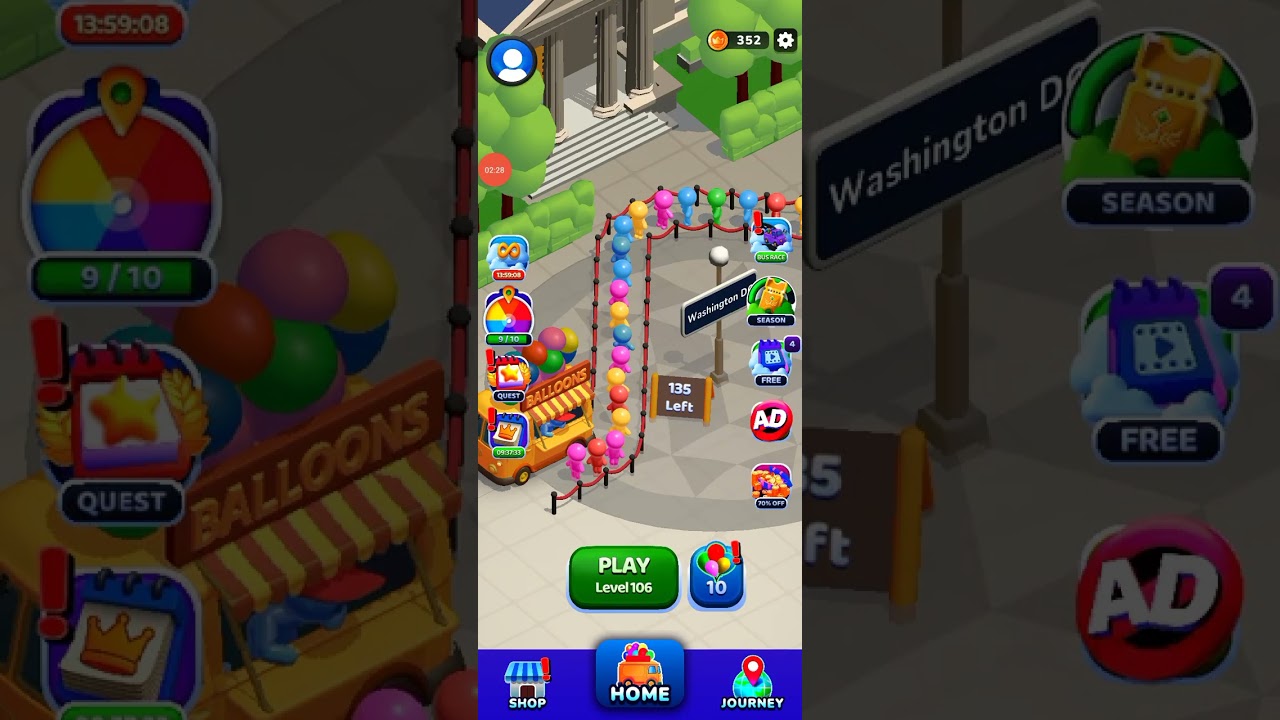 Bubble Bus 🚌: Parking Jam Puzzle Game level 105 to 106 gameplay walk-through 2026#Game#gaming