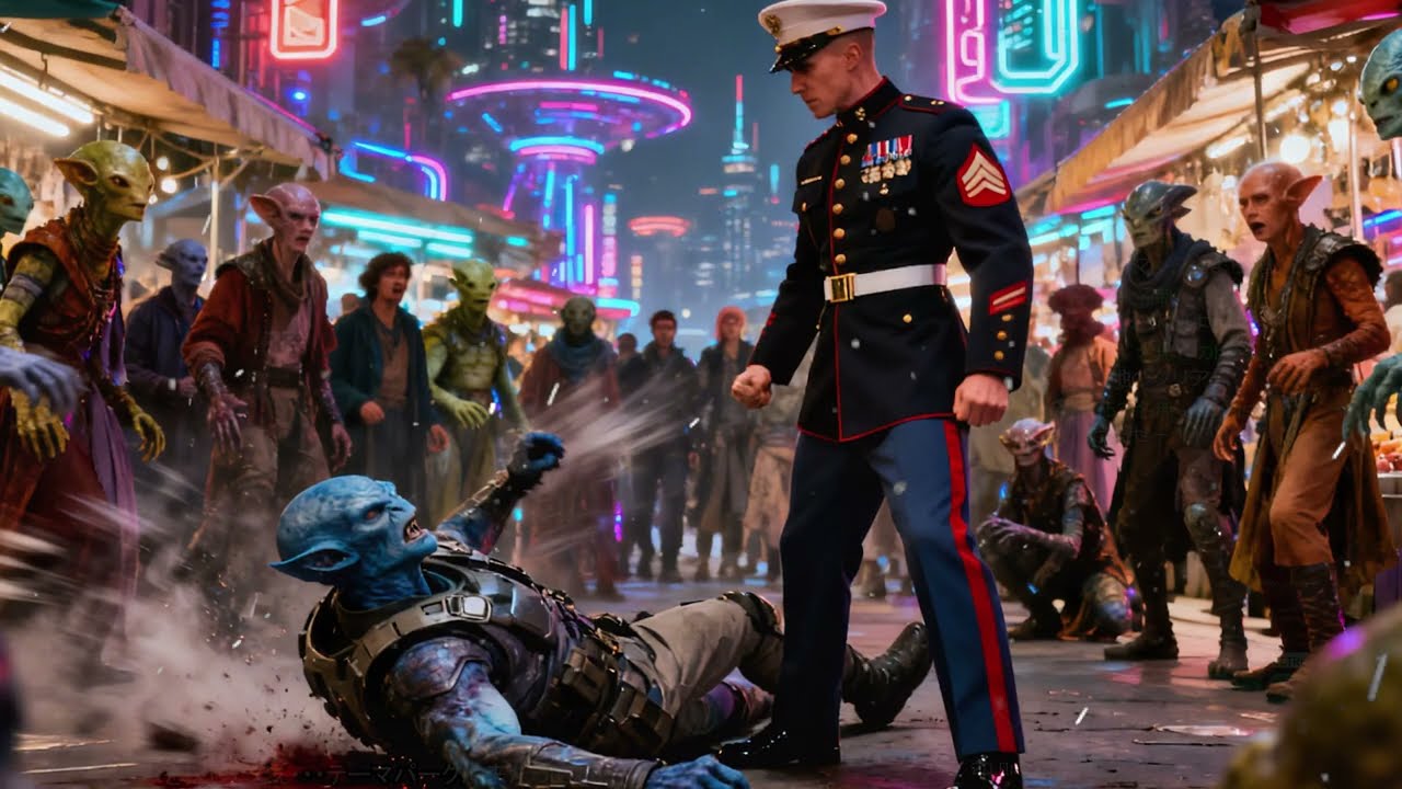 Alien Slapped a U S  Marine in Public, Killed in 3 Seconds   HFY Sci Fi