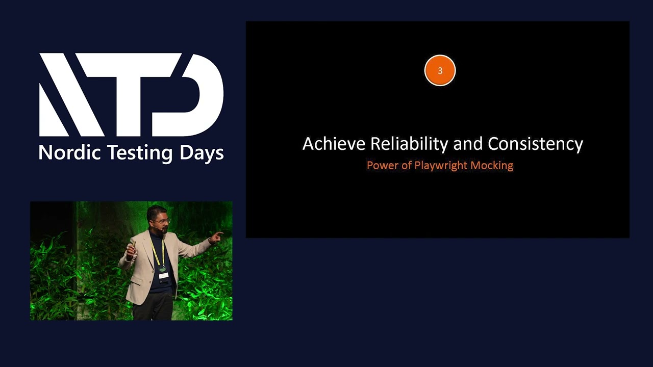 NTD2025: Ashish Ghosh - From Speed to Sophistication - Real World Playwright Case Studies